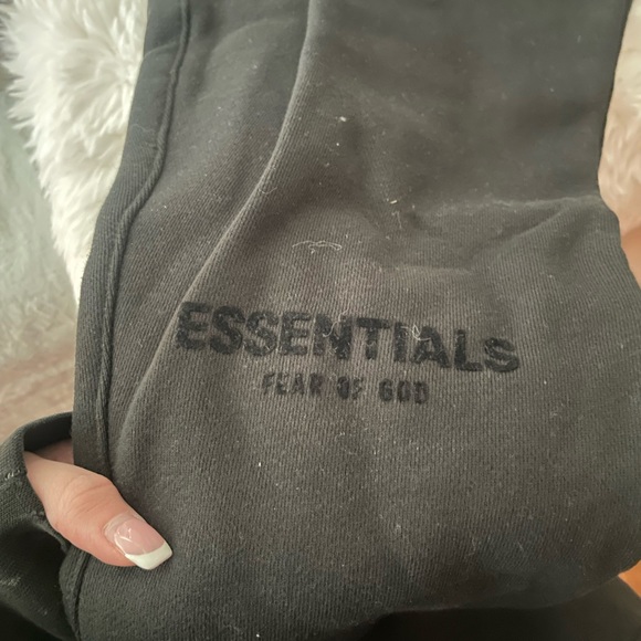 Fear of god essentials black jogger sweatpants size XS - Picture 2 of 4
